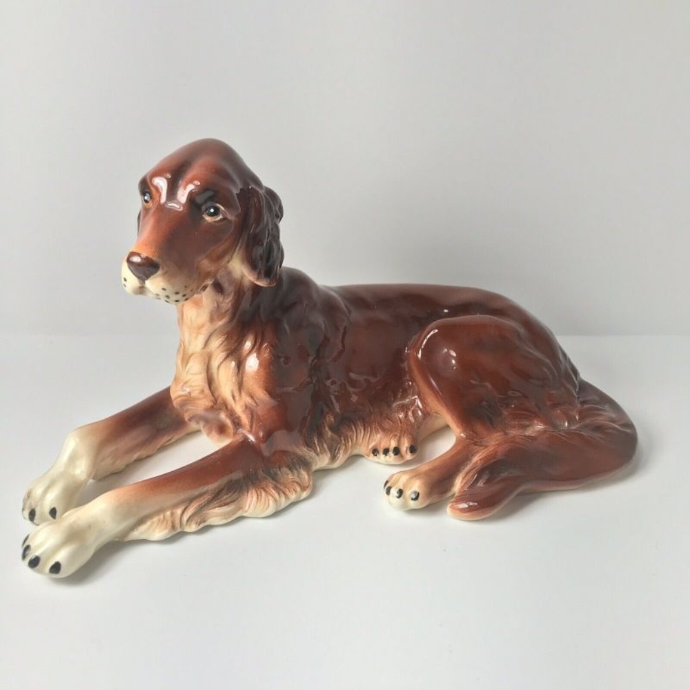 Andrea Sadek Irish Setter Dog Porcelain Figurine